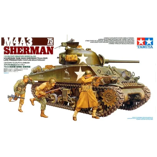 Tamiya 1/35 M4A3 Sherman 75mm Gun Late