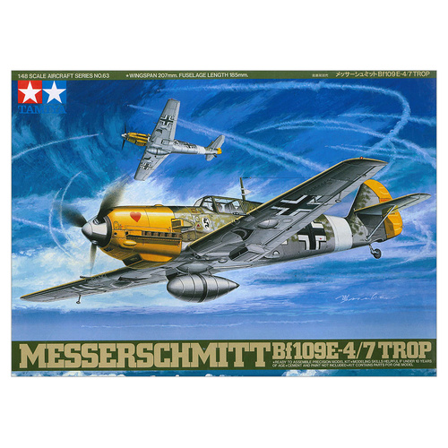 Tamiya 1/48 Messerschmitt Bf109E-4/7 Trop