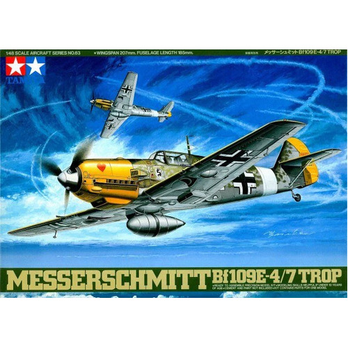 Tamiya 1/48 Messerschmitt Bf109E-4/7 Trop