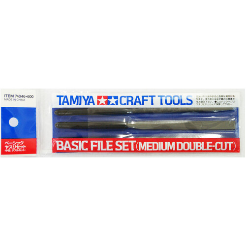 Tamiya Craft Tools - Basic File Set Medium Double Cut